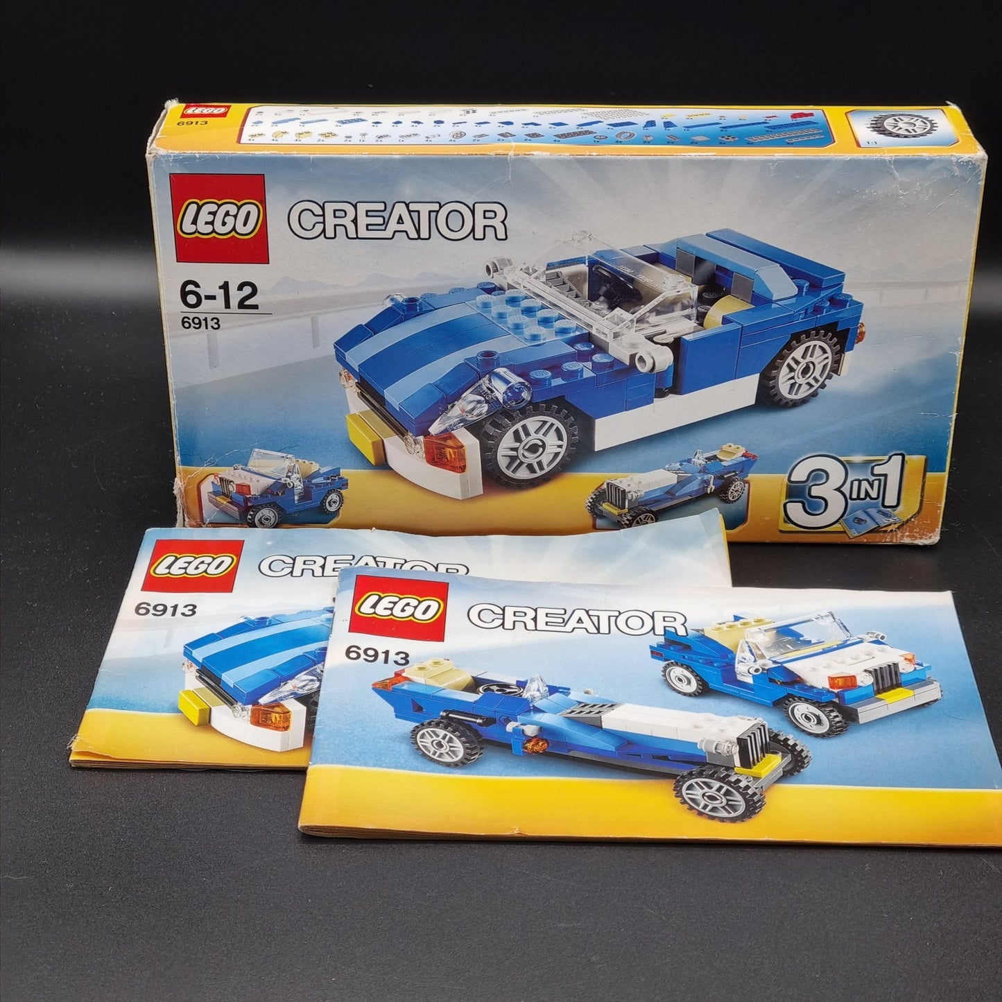 Lego CREATOR 3in1 6913 - Blaues Cabriolet - komplett mit OVP/BA