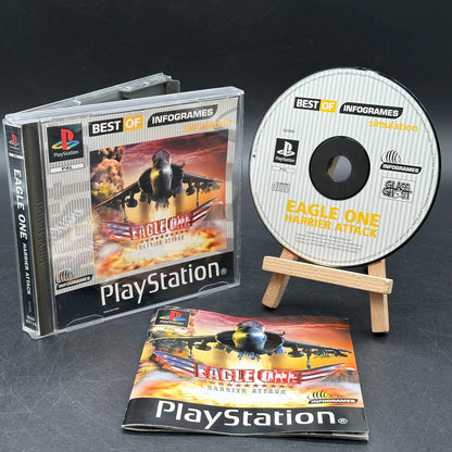 Eagle One Harrier Attack (PlayStation 1, PS1) - CD aufpoliert ✅