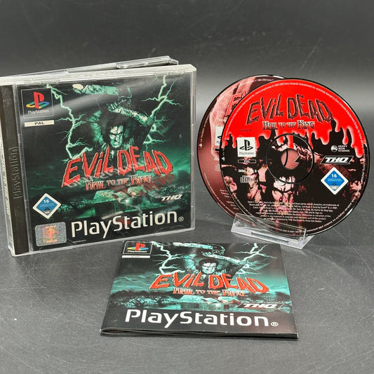Evil Dead: Hail to The King - PlayStation 1 PS1 PAL OVP Anleitung Getestet Gut