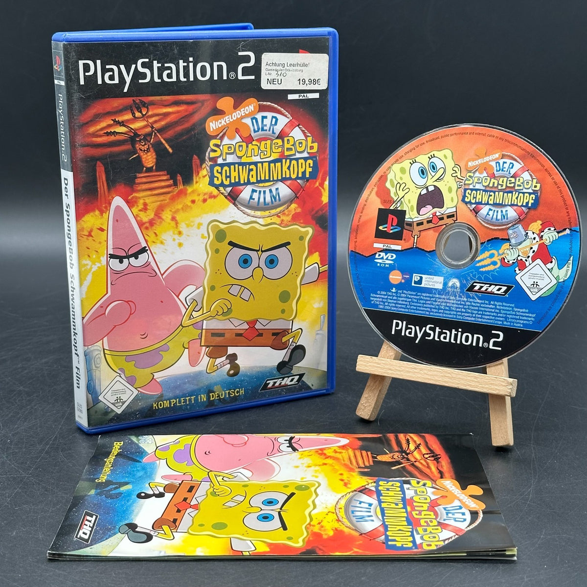 Der SpongeBob Schwammkopf Film (PlayStation 2, PS2) - CD aufpoliert ✅