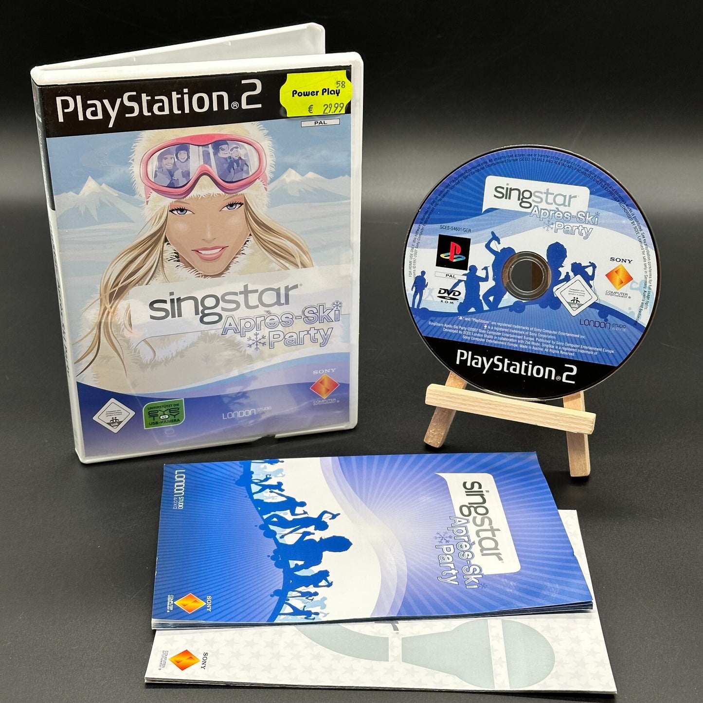 SingStar: Après-Ski Party (Sony PS2, 2007) inkl. Handbuch - Disc poliert ✅
