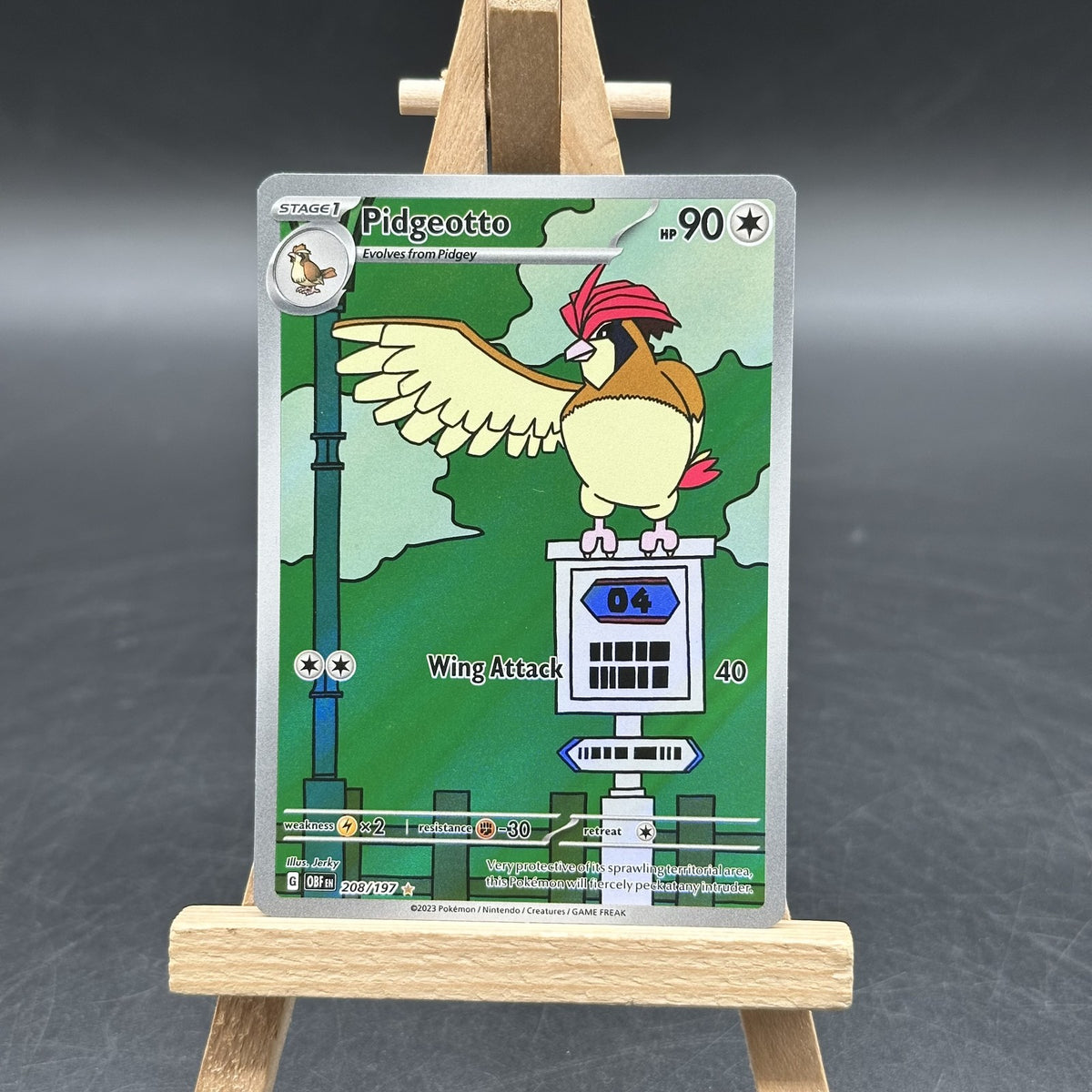 Pidgeotto - Obsidian Flames - OBF 208 (Pokémon TCG, Englisch, Good)