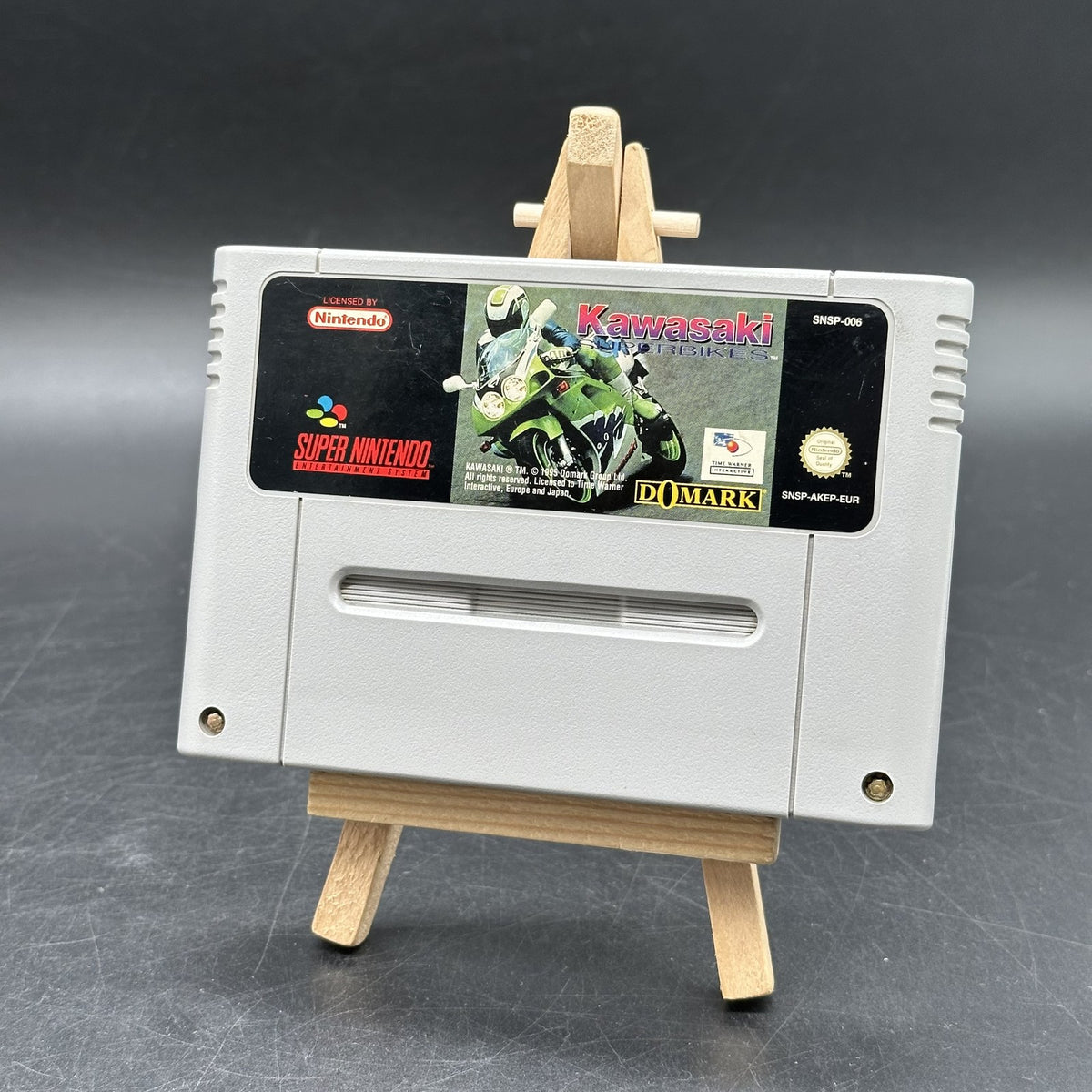 Kawasaki Superbikes Super Nintendo SNES PAL Spiel nur Modul 1995 Retro