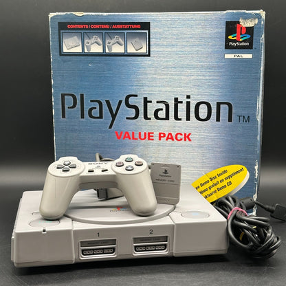 Sony Playstation 1 PS1 Value Pack - SCPH-5552 - in OVP