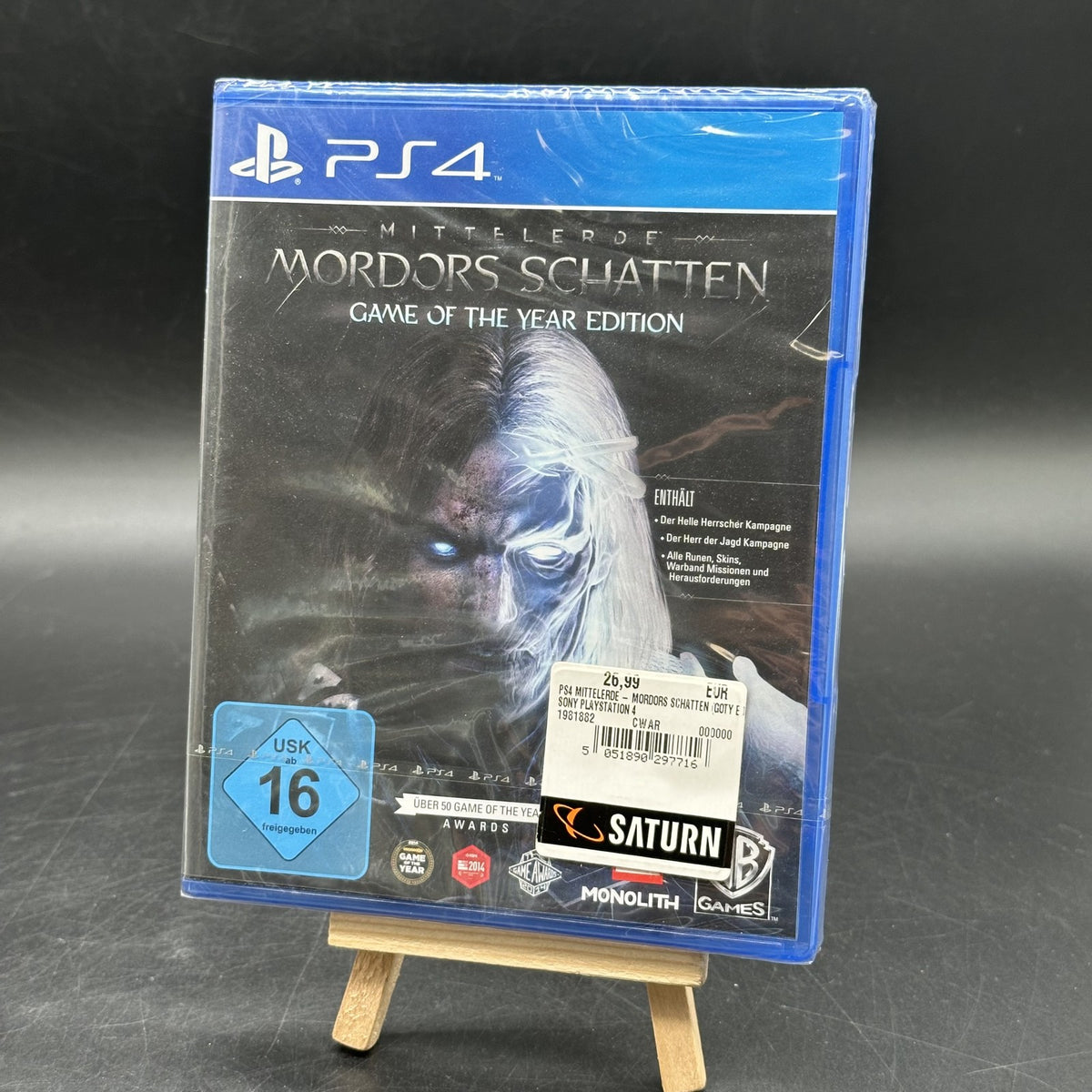 Mittelerde: Mordors Schatten Sony PlayStation 4 PS4 PAL Spiel Neu Sealed OVP