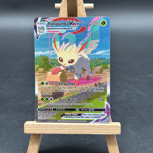 Pokemon Folipurba VMAX SIR | Deutsch 205/203 Drachenwandel | Near Mint