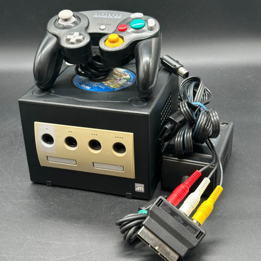 Nintendo GameCube Konsole schwarz inkl. Orig. Controller - PAL