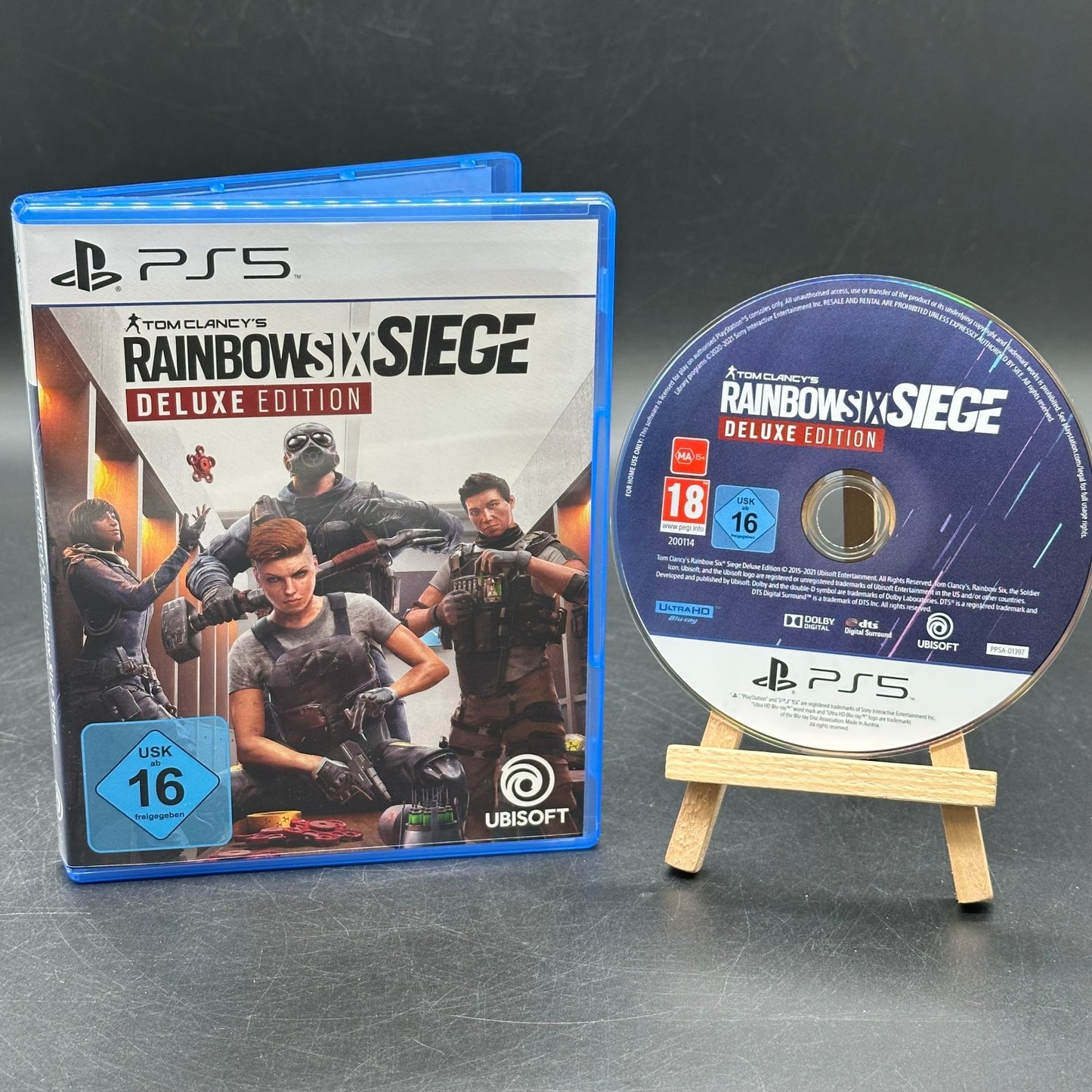 Tom Clancy's Rainbow Six: Siege Deluxe Edition Sony Playstation 5 Handbuch entha