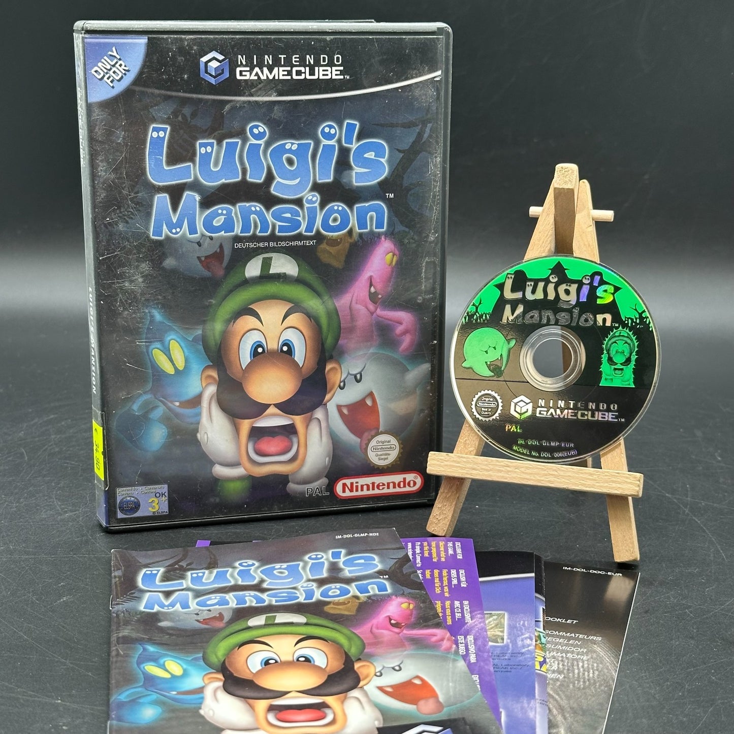 Luigi’s Mansion (Nintendo GameCube) - CD aufpoliert ✅