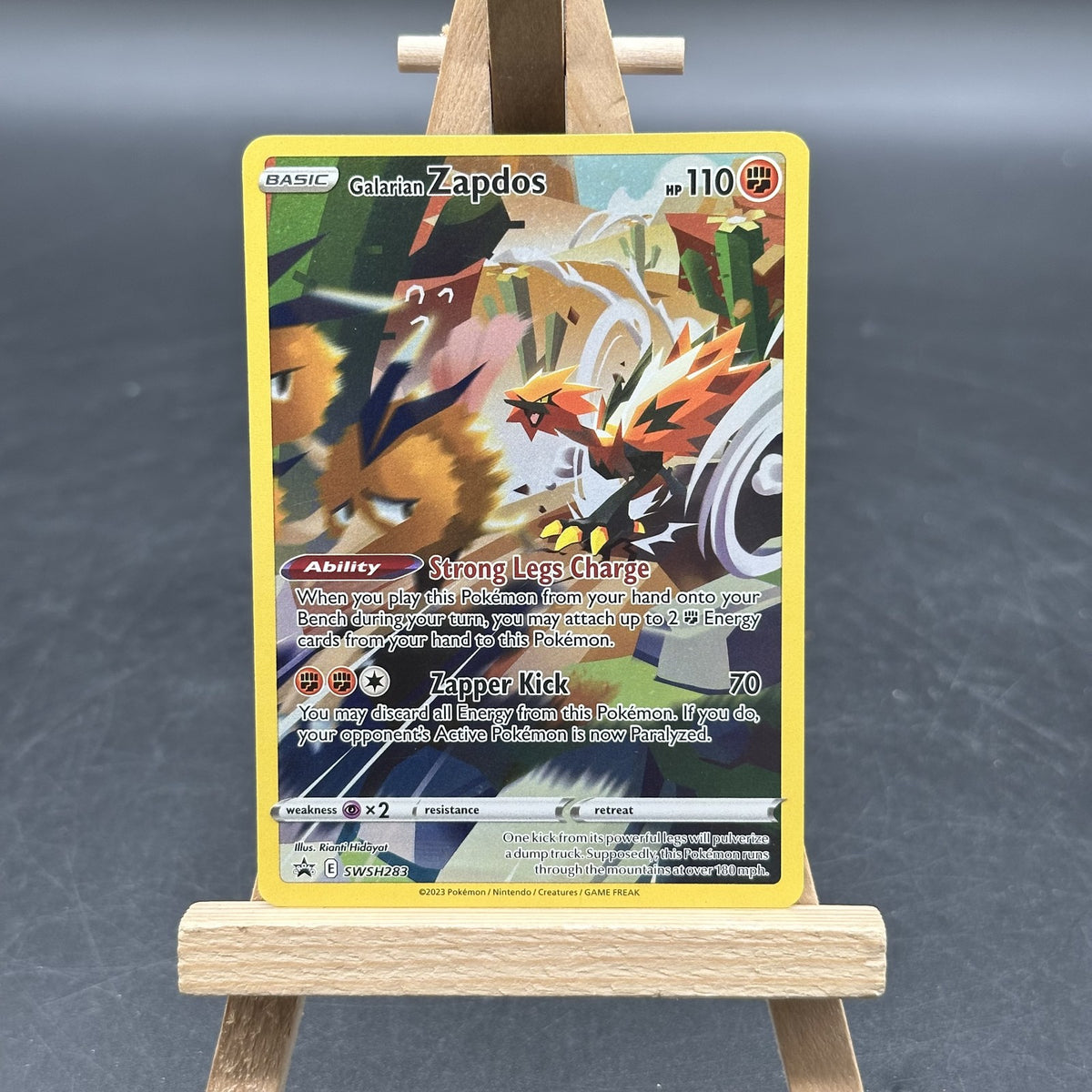 Galarian Zapdos - SWSH Black Star Promos - SWSH283 (Pokémon TCG, Englisch, NM)