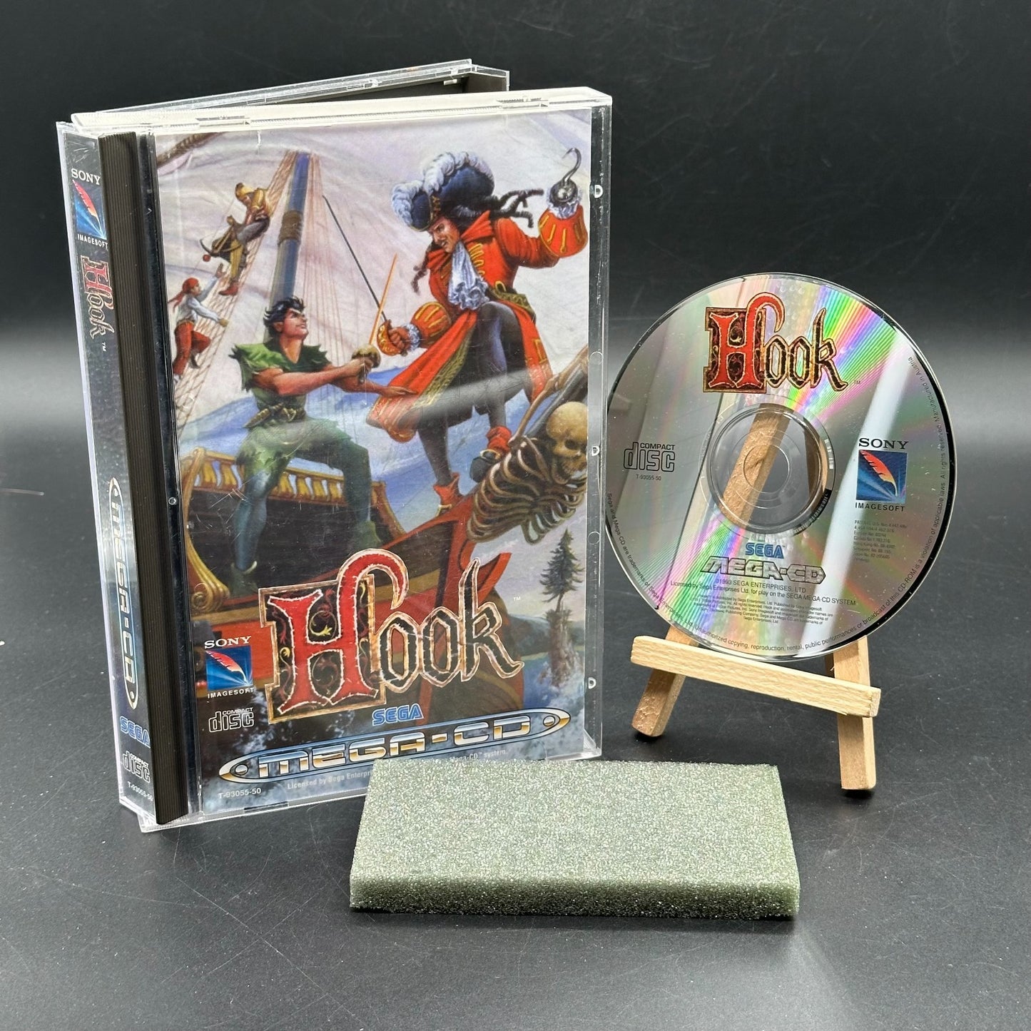 SEGA Mega CD - Hook - Spiel mit OVP und Anleitung - Sony - Peter Pan