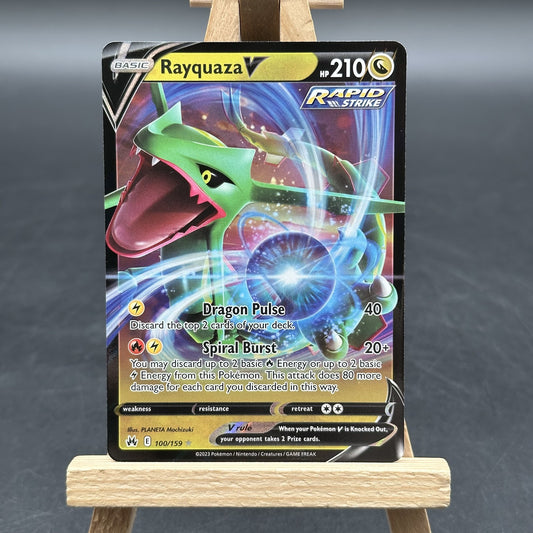 Rayquaza V - Zenit der Könige - CRZ 100 (Pokémon TCG, Englisch, Excellent)