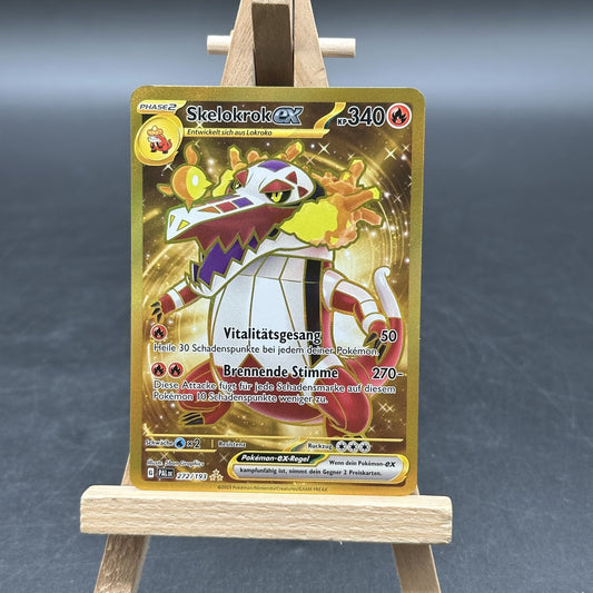 Skelokrok-ex - Entwicklungen in Paldea - PAL 272 (Pokémon, TCG, Deutsch, NM)