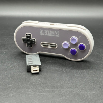 8BitDo SN30 - 2,4G Wireless Gamepad für Super Nintendo Mini Classic inkl. Dongle