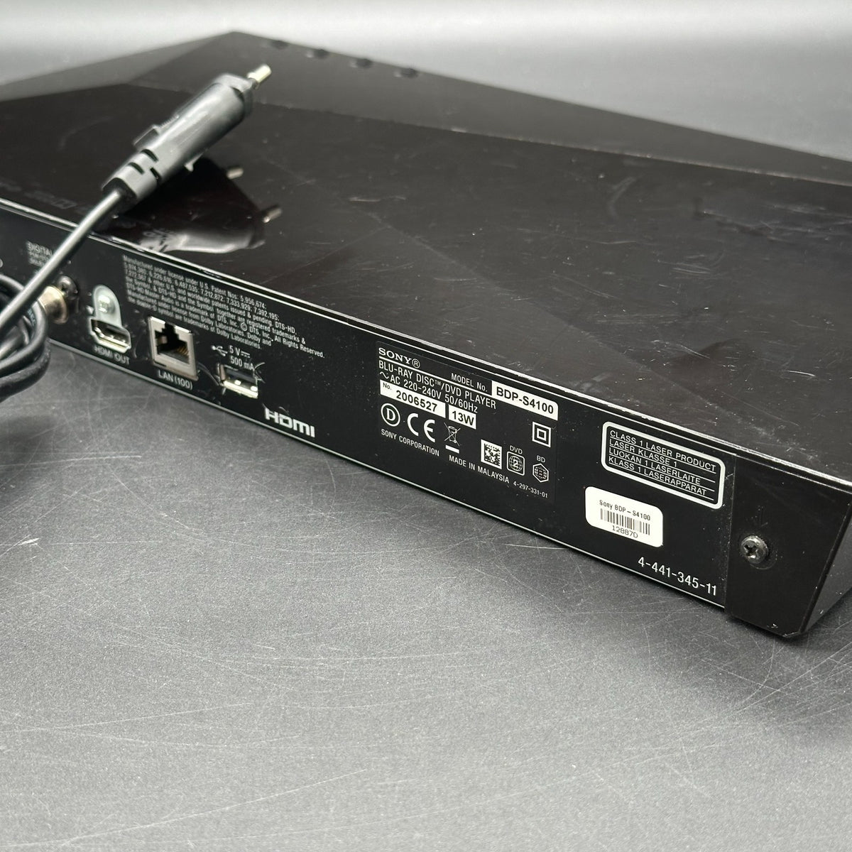 Sony Blu ray/DVD-Player BDP-S4100 ohne Fernbedienung | 3D USB LAN - getestet! – Bild 2