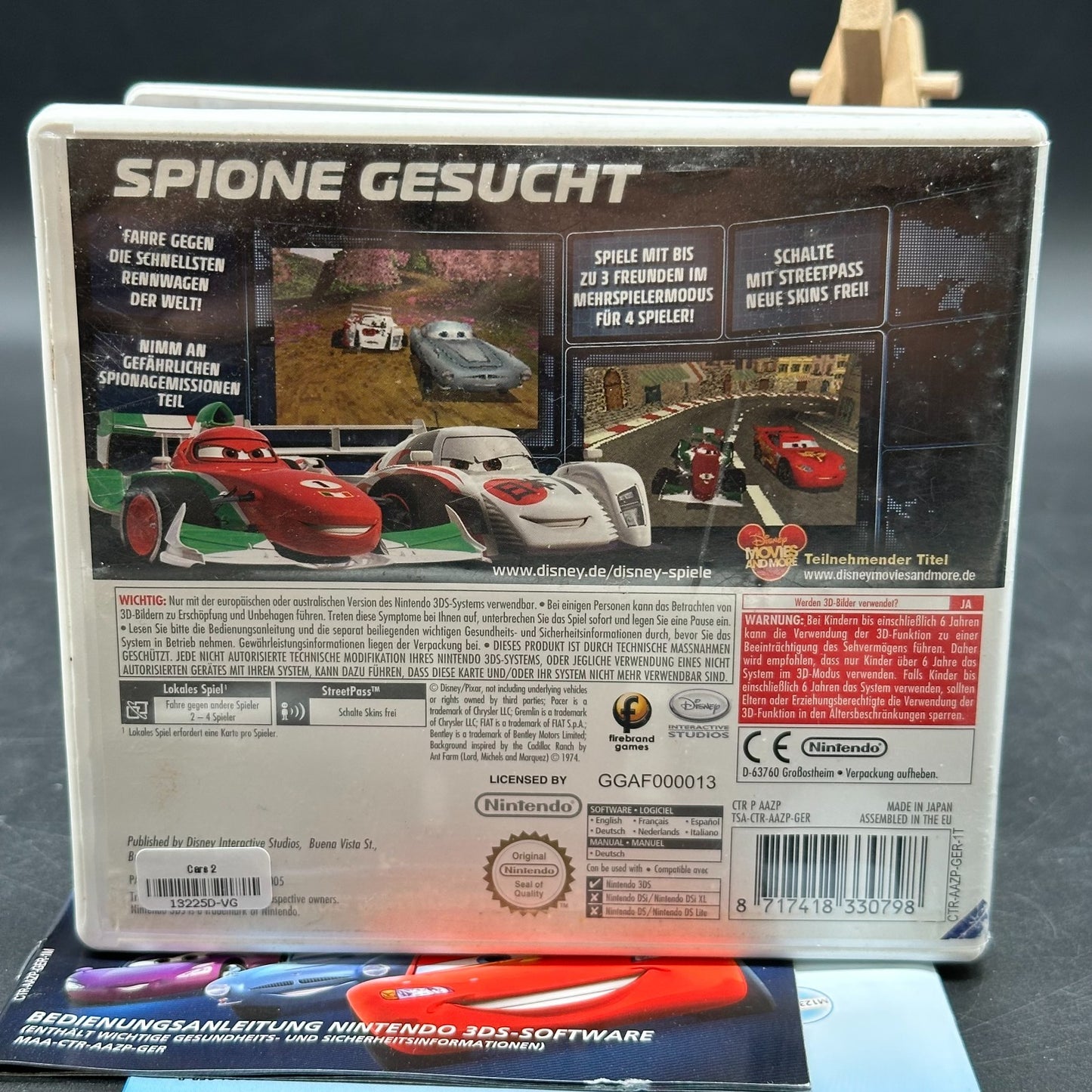 Nintendo 3DS Spiel Cars 2 in OVP