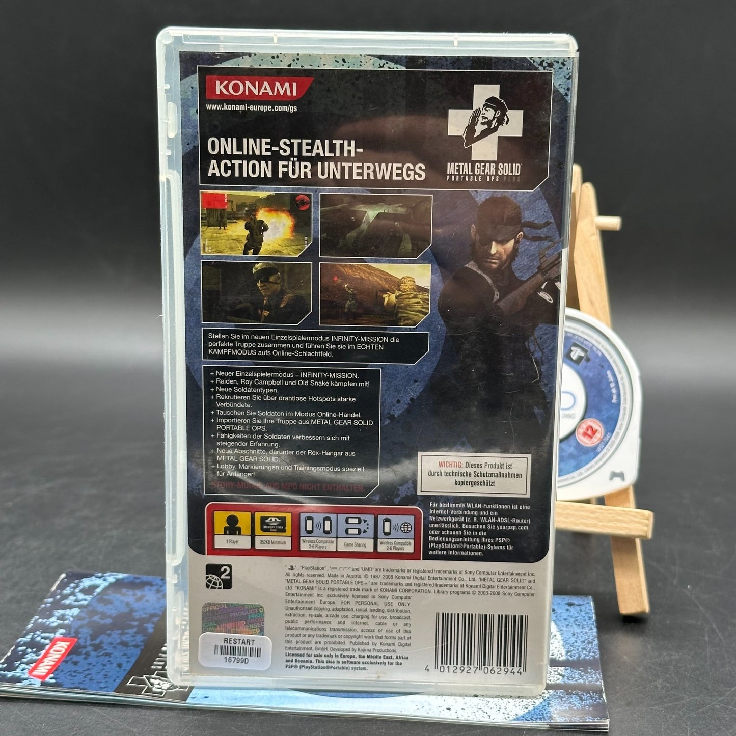 Metal Gear Solid Portable Ops Plus (Playstation Portable, PSP)