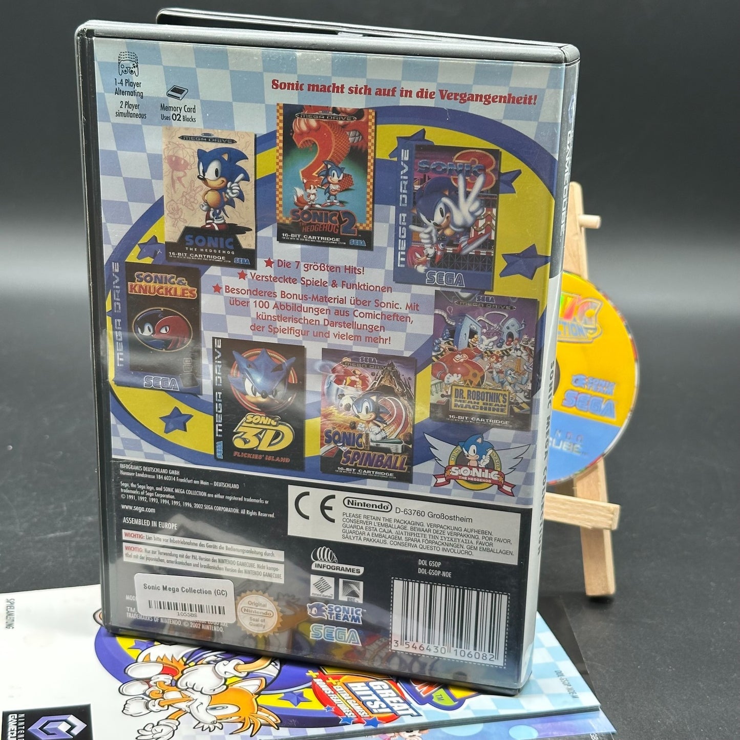Nintendo Gamecube Spiel : Sonic Mega Collection - PAL
