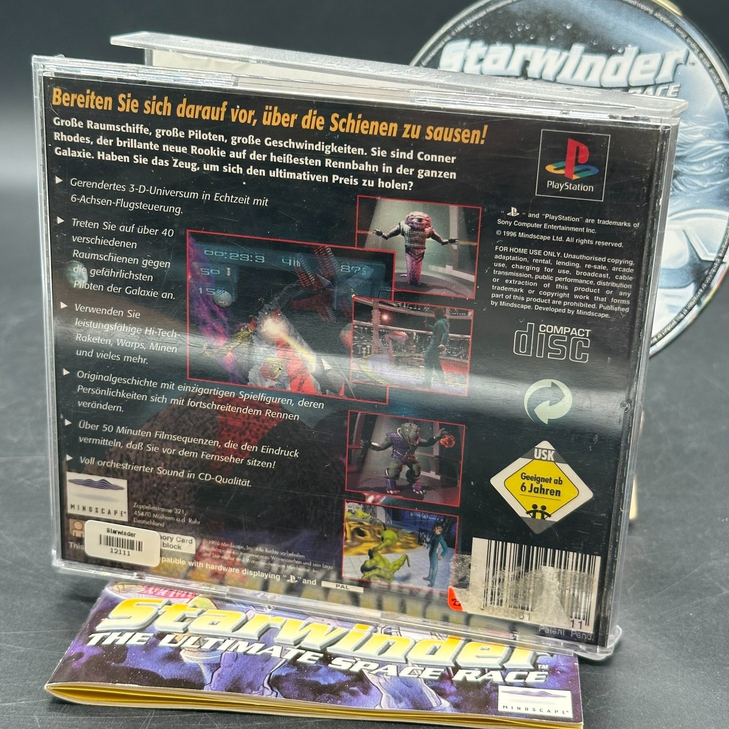 Starwinder: The Ultimate Space Race | Sony Playstation 1 | PS1 | OVP | Game