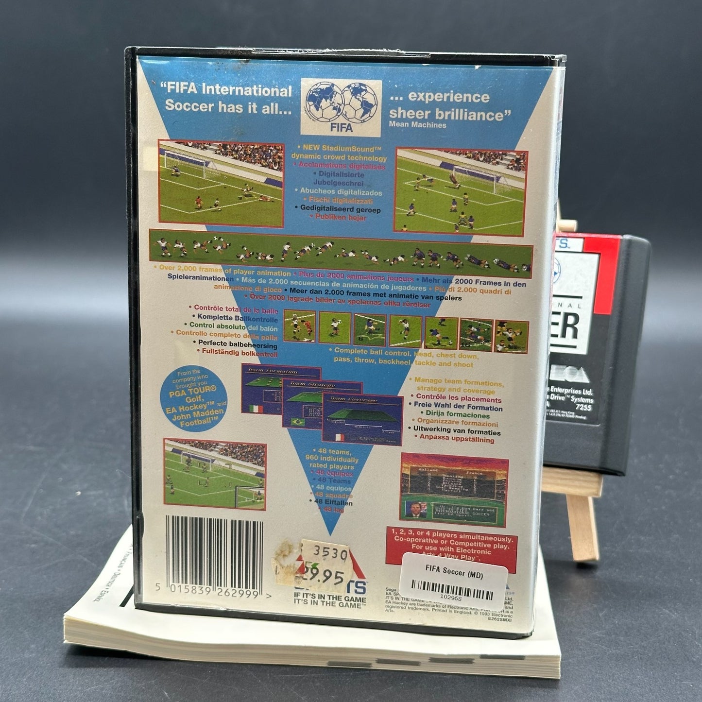 Sega Mega Drive Spiel : Fifa International Soccer - Modul Anleitung OVP PAL MD