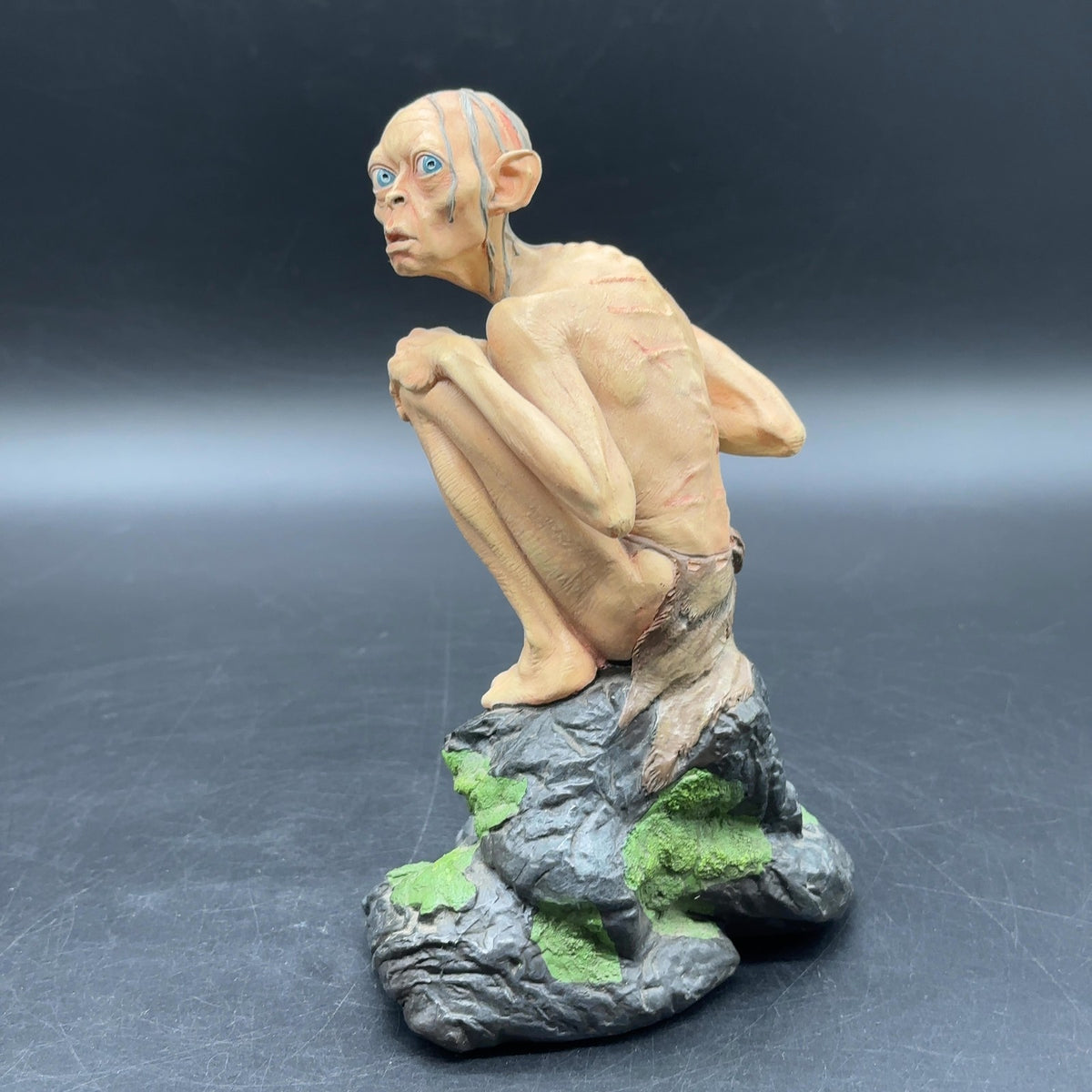 Original Sideshow Weta Der Herr der Ringe Die zwei Türme Sméagol Gollum Statue – Bild 2