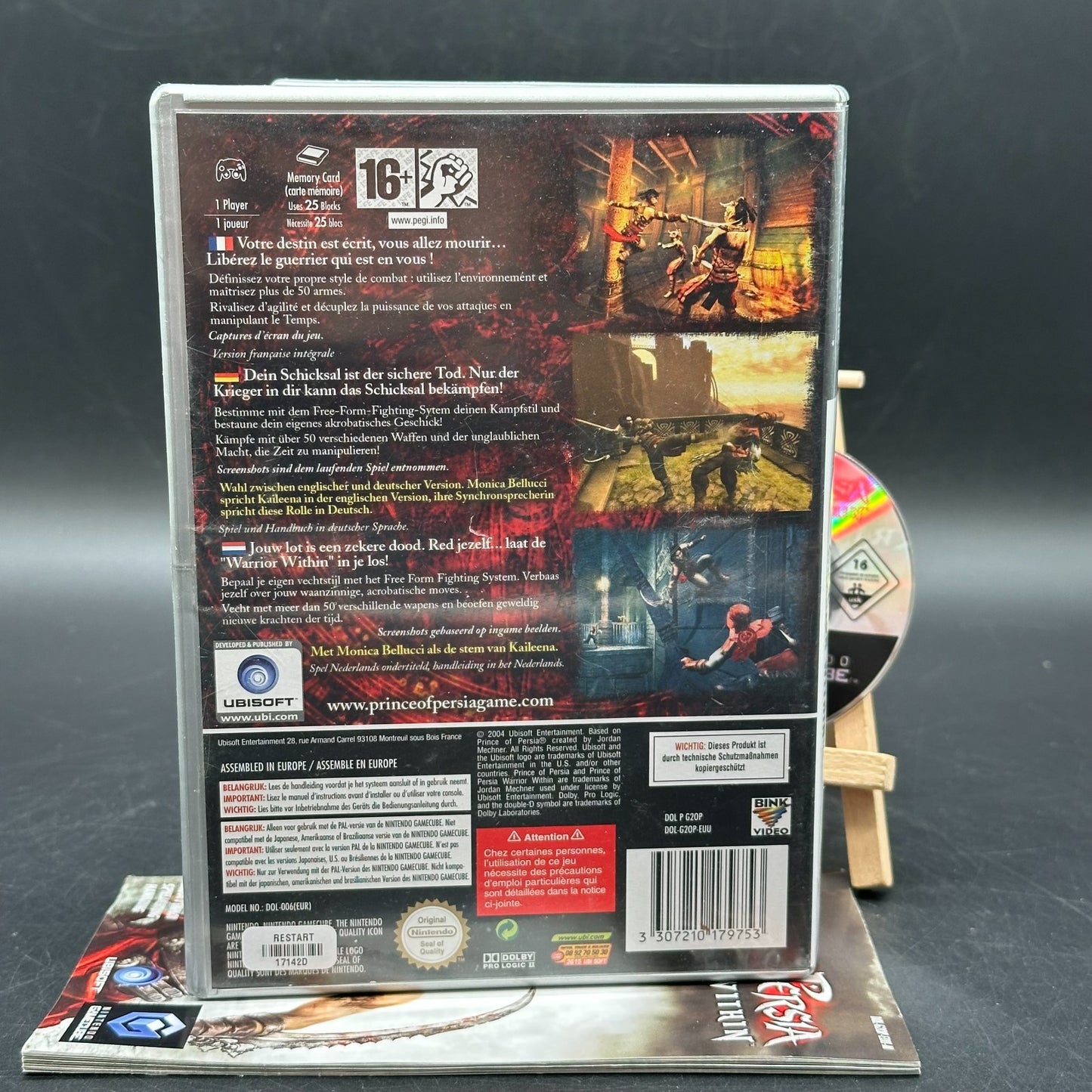 Prince of Persia: Warrior Within (Nintendo GameCube) - CD aufpoliert ✅