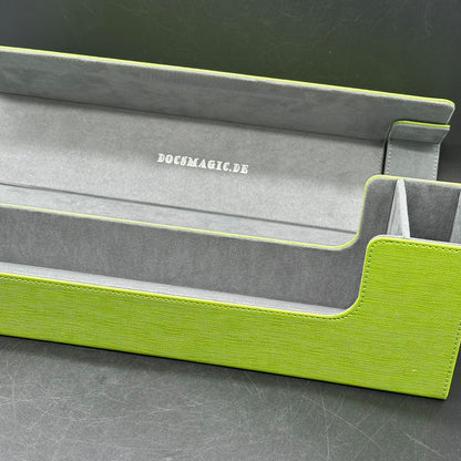 Docsmagic - Premium Magnetic Tray Long Box Green/Grey Large - Card Deck Storage – Bild 2
