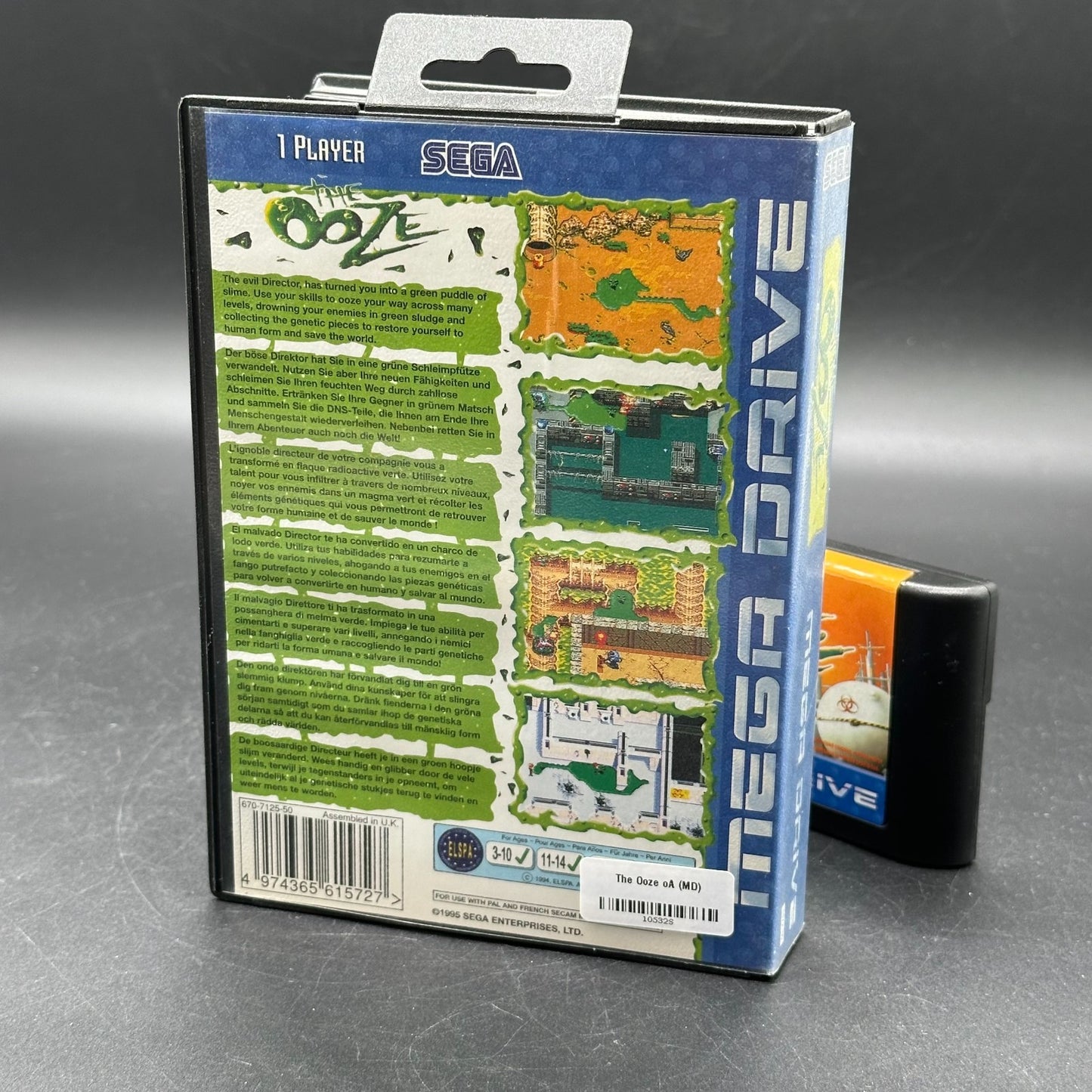 SEGA Mega Drive The Ooze OVP ohne Anleitung
