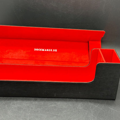 Docsmagic - Premium Magnetic Tray Long Box Black/Red Large - Card Deck Storage – Bild 2