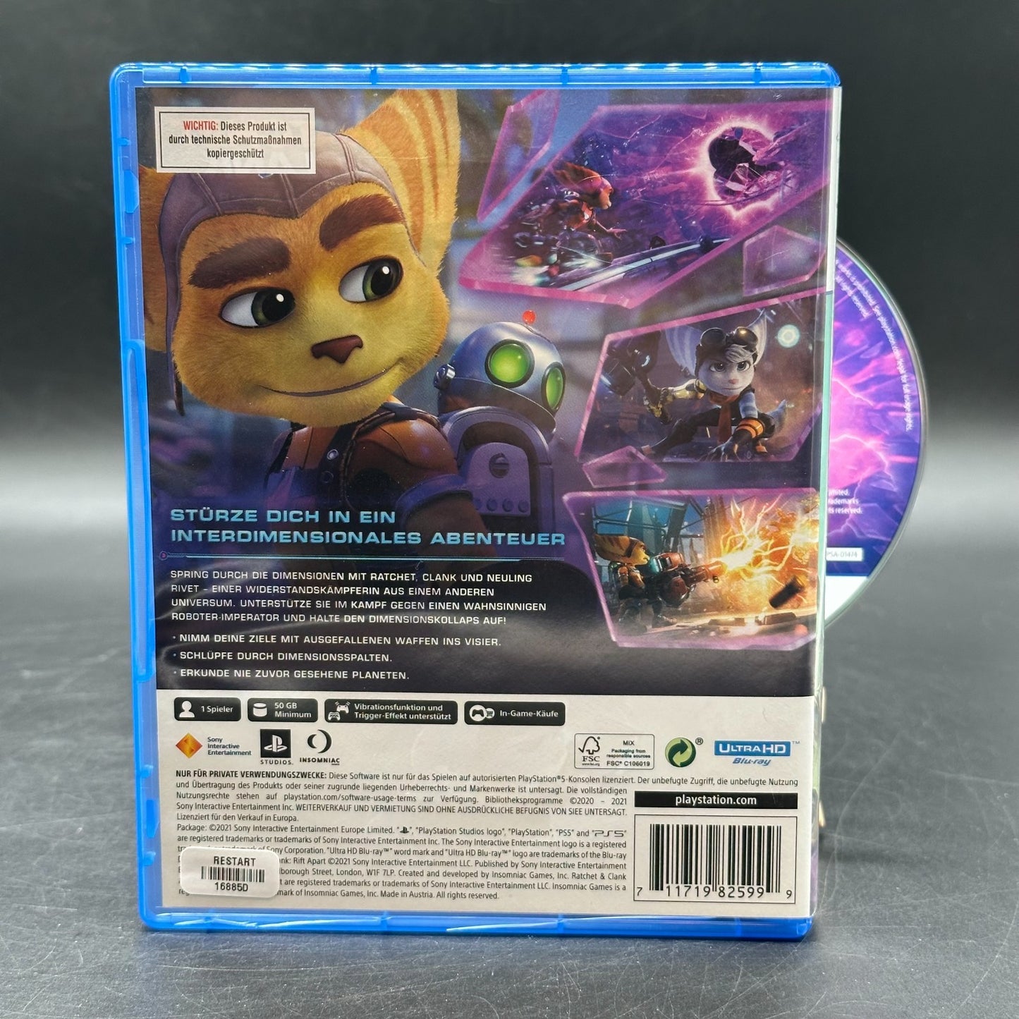Ratchet and Clank Rift Apart (PlayStation 5, PS5)