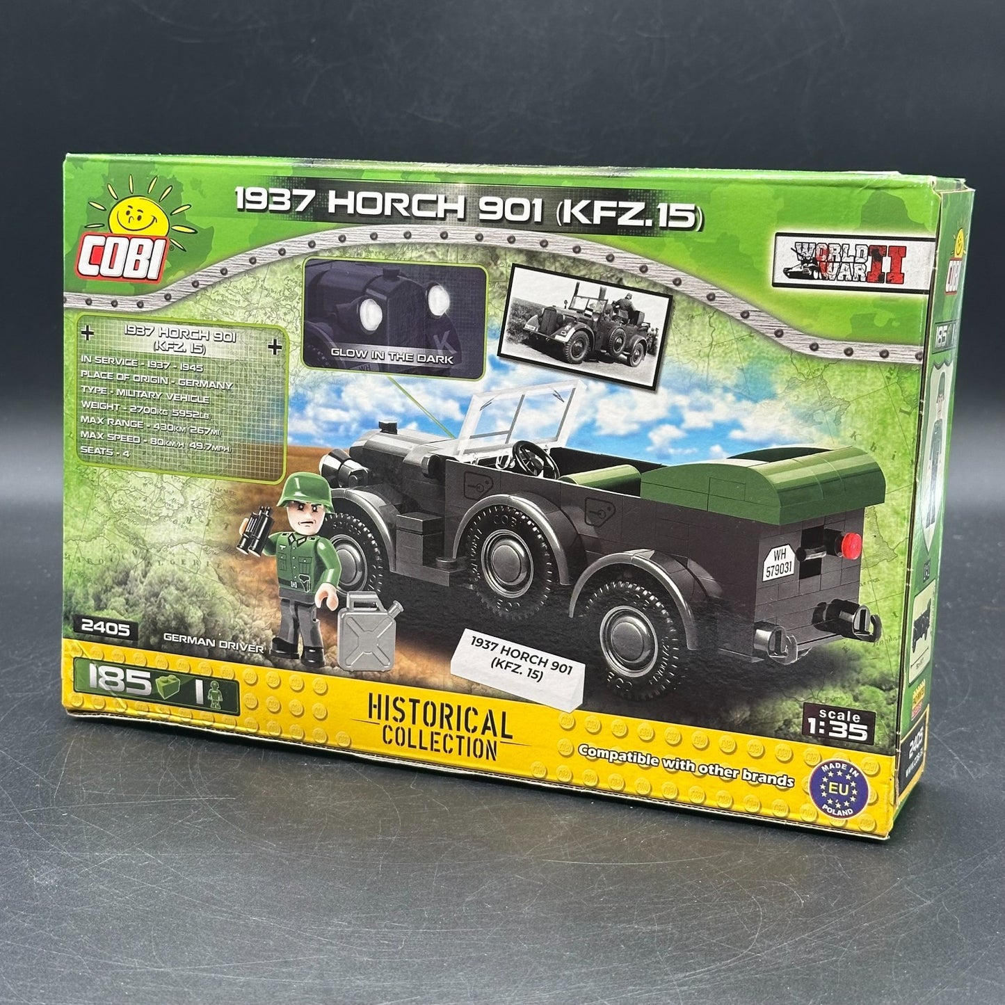 Cobi 1937 Horch 901 Kfz.15 Historical Collection (2405)