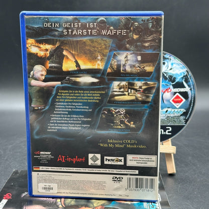 Playstation 2 *Psi-Ops: The Mindgate Conspiracy* PS2 OVP mit Anleitung USK 18
