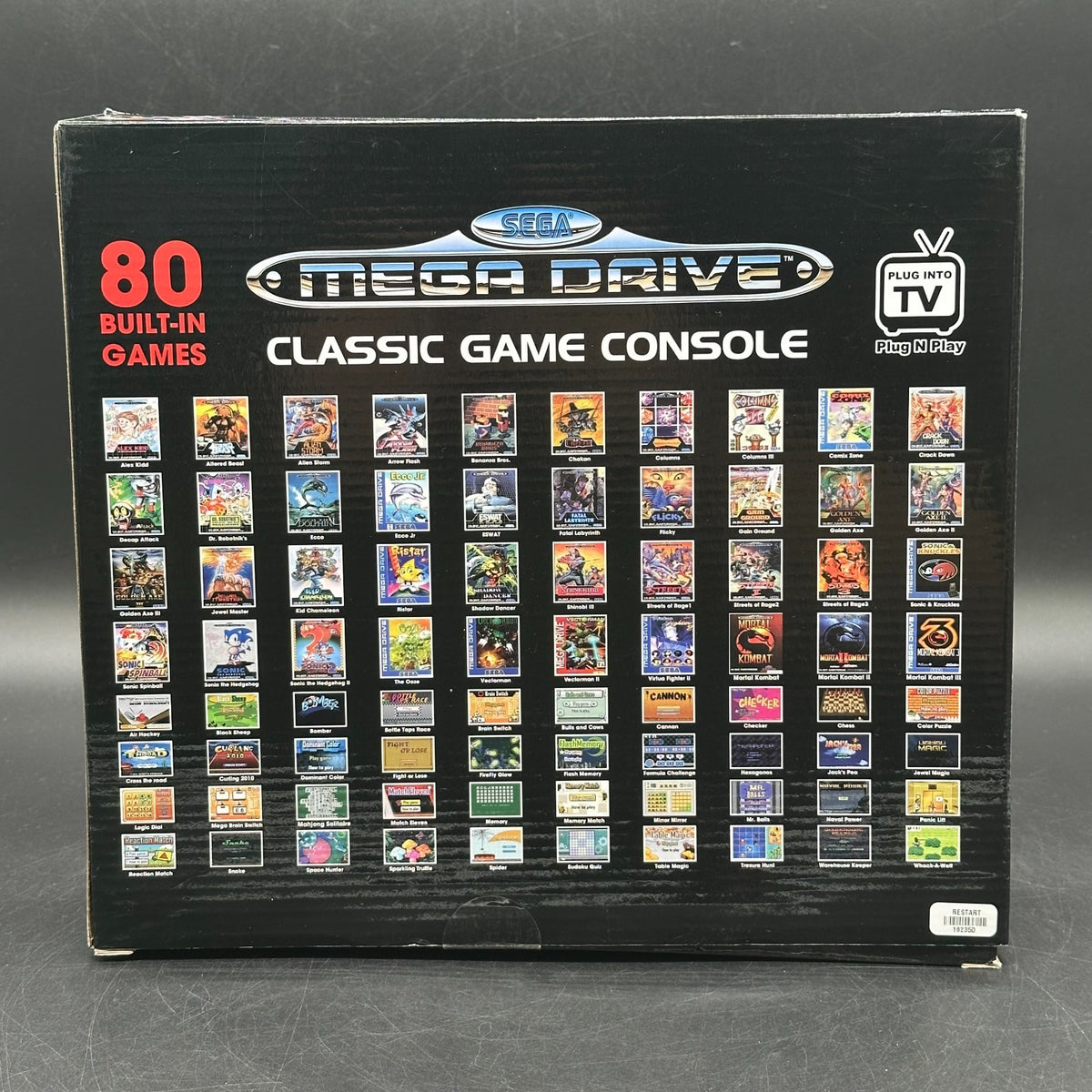 Sega Mega Drive - Classic Game Console - 80 Games - OVP