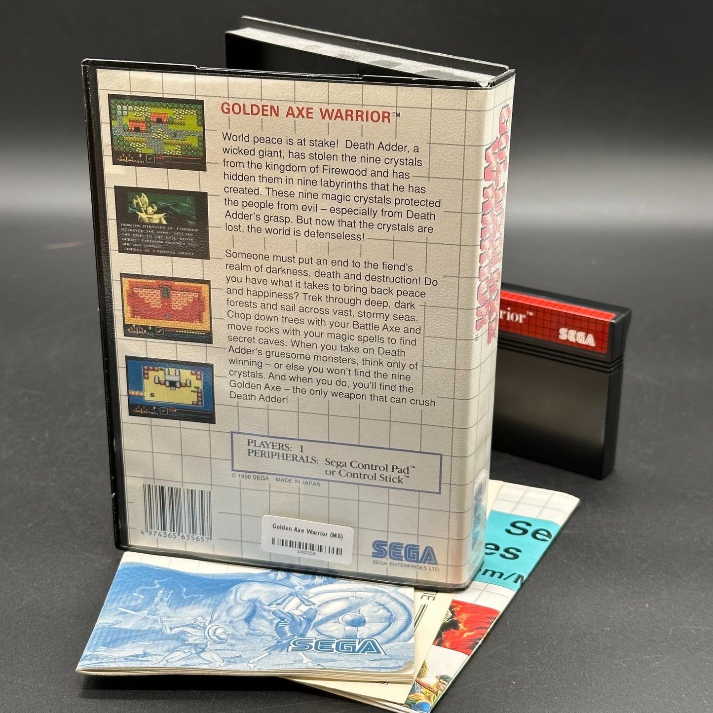 Golden Axe Warrior SEGA Master System inklusive Anleitung