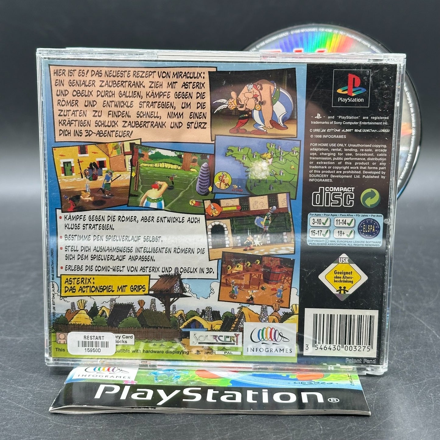Asterix (PlayStation 1, PS1)