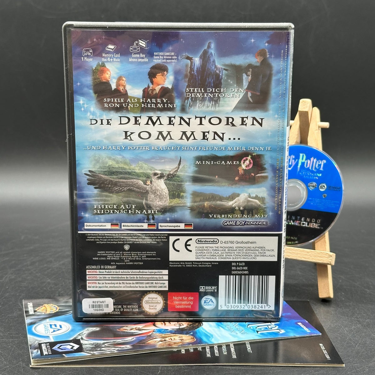 Harry Potter und der Gefangene von Askaban (Nintendo GameCube) - CD aufpoliert