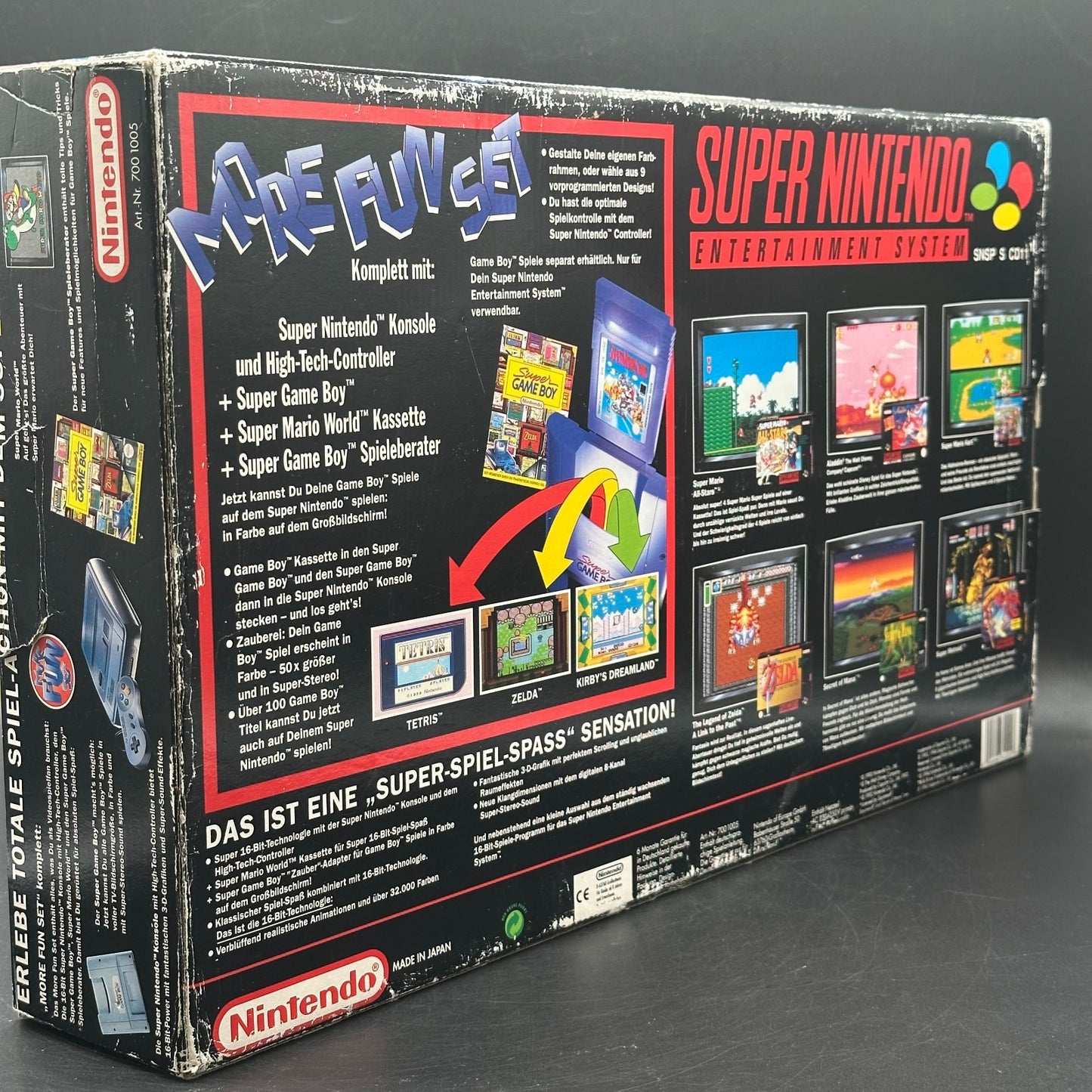 Super Nintendo SNES More Fun Set - Konsole in OVP