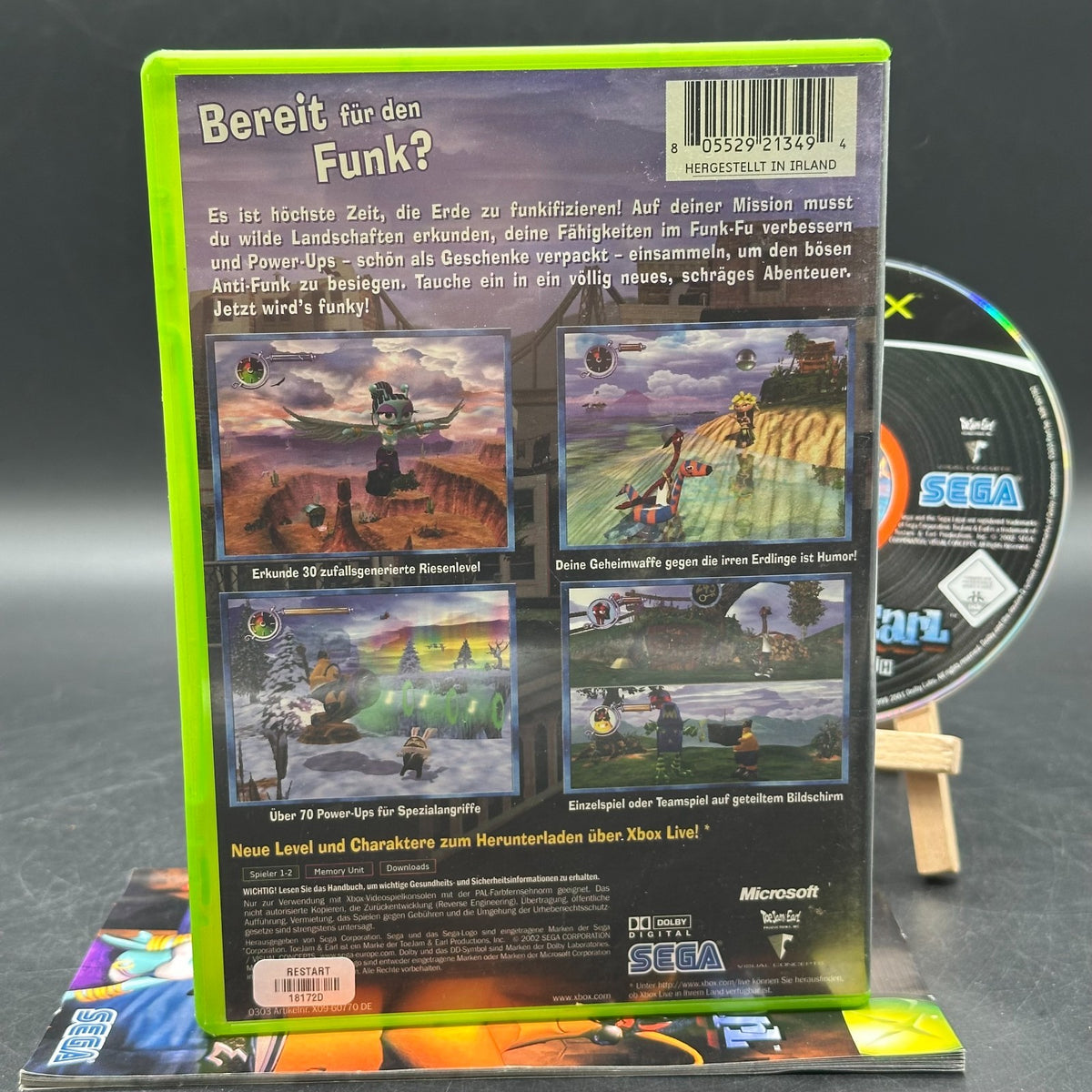Toejam & Earl 3 - Mission to Earth (Microsoft Xbox) - CD aufpoliert ✅