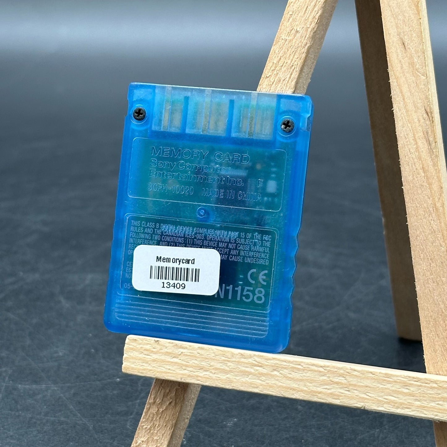 Original PS2 Memory Card | 8MB | Blau Transparent