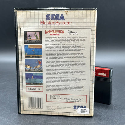 Land of Illusion starring Mickey Mouse - Sega Master System ohne Anleitung