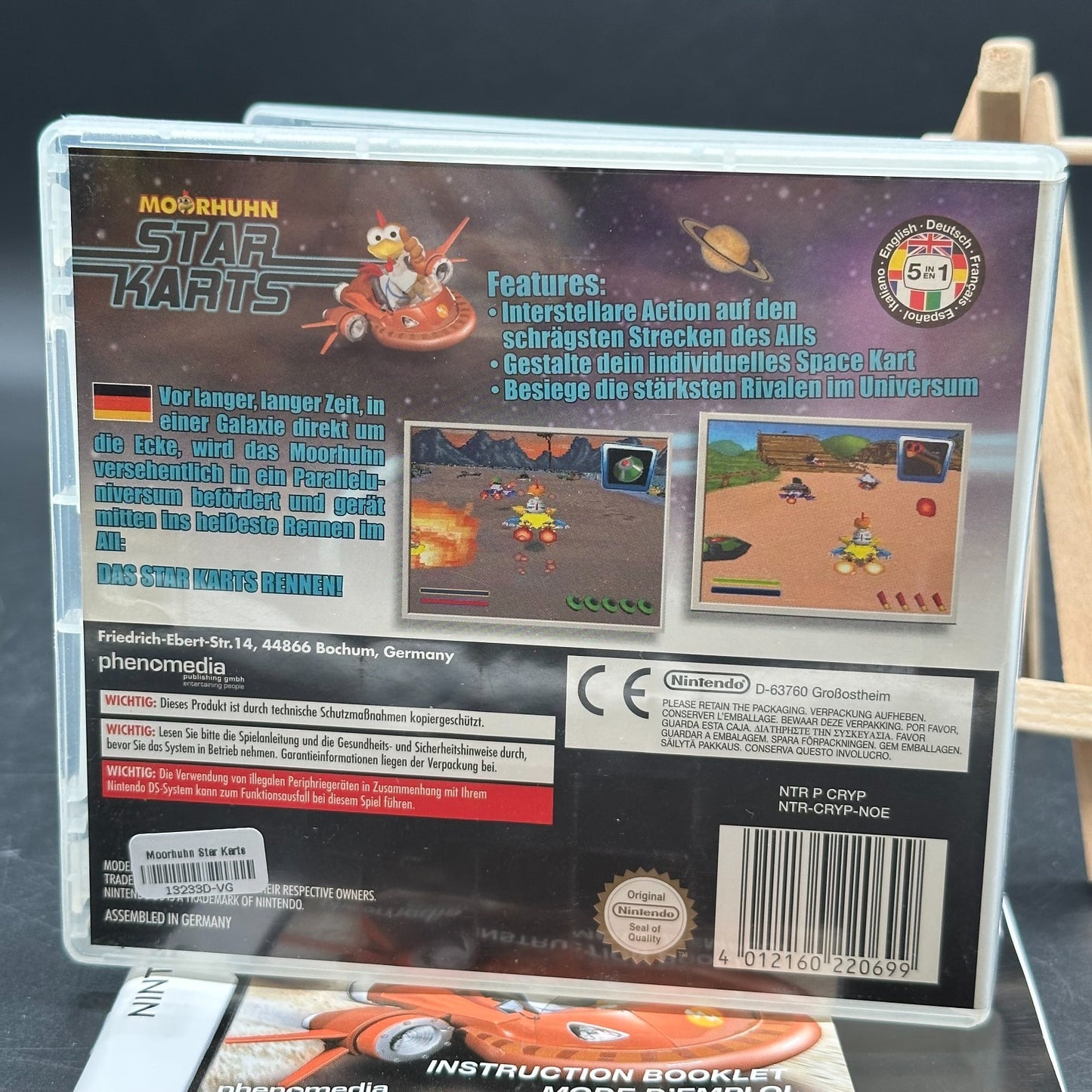 Nintendo DS Spiel | Moorhuhn Star Karts | guter Zustand | in OVP mit Anleitung