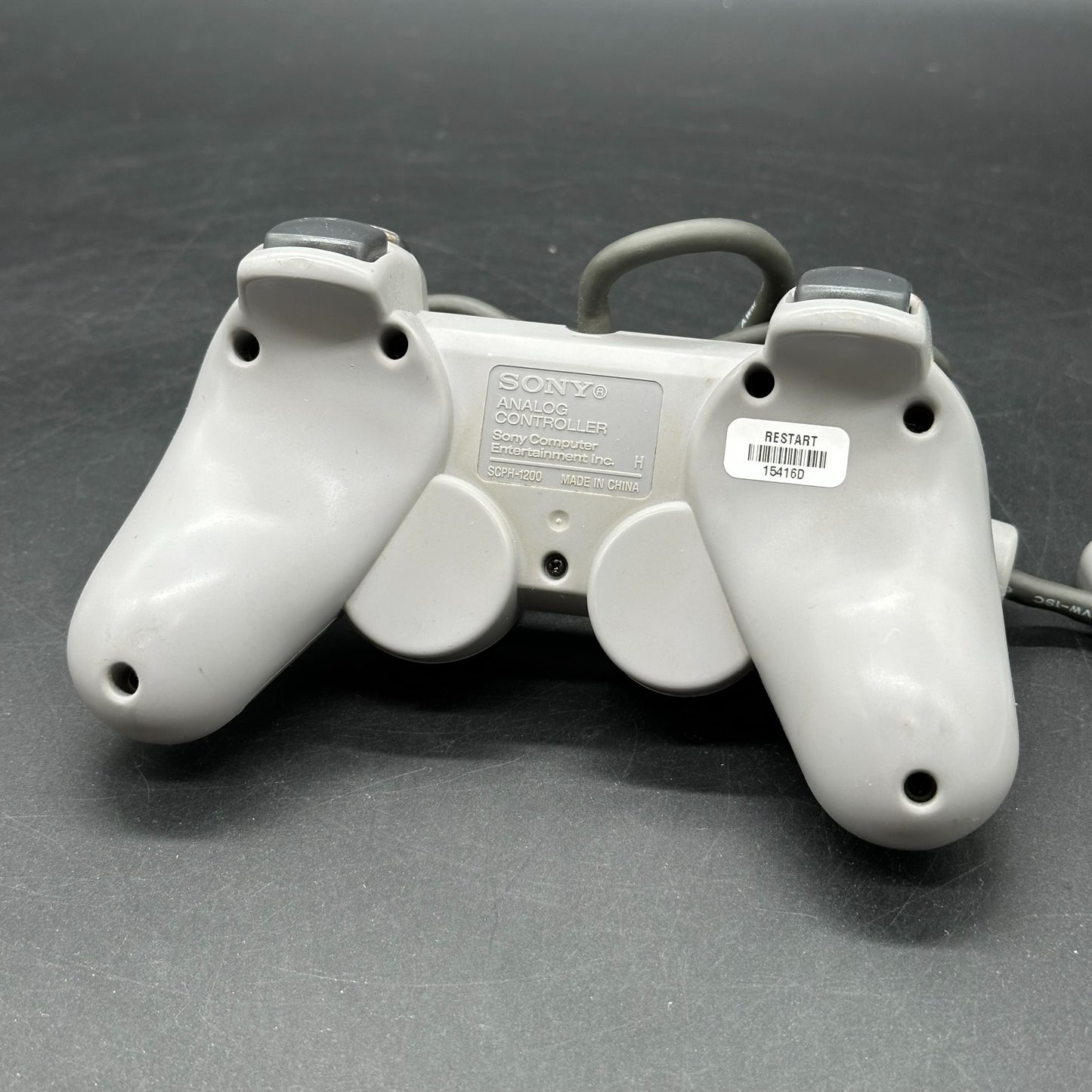Sony Playstation 1 / PS1 Controller Dualshock SCPH-1200 - Original Grau