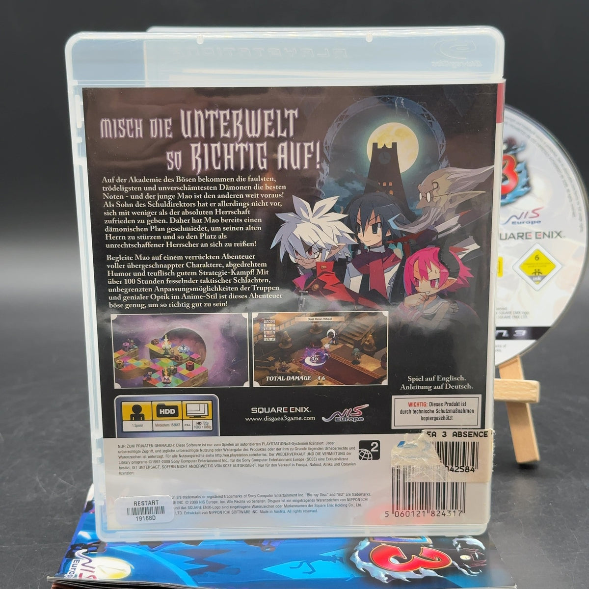 Disgaea 3: Absence of Justice Sony PlayStation 3 PS3 PAL Spiel OVP komplett 2009 – Bild 2