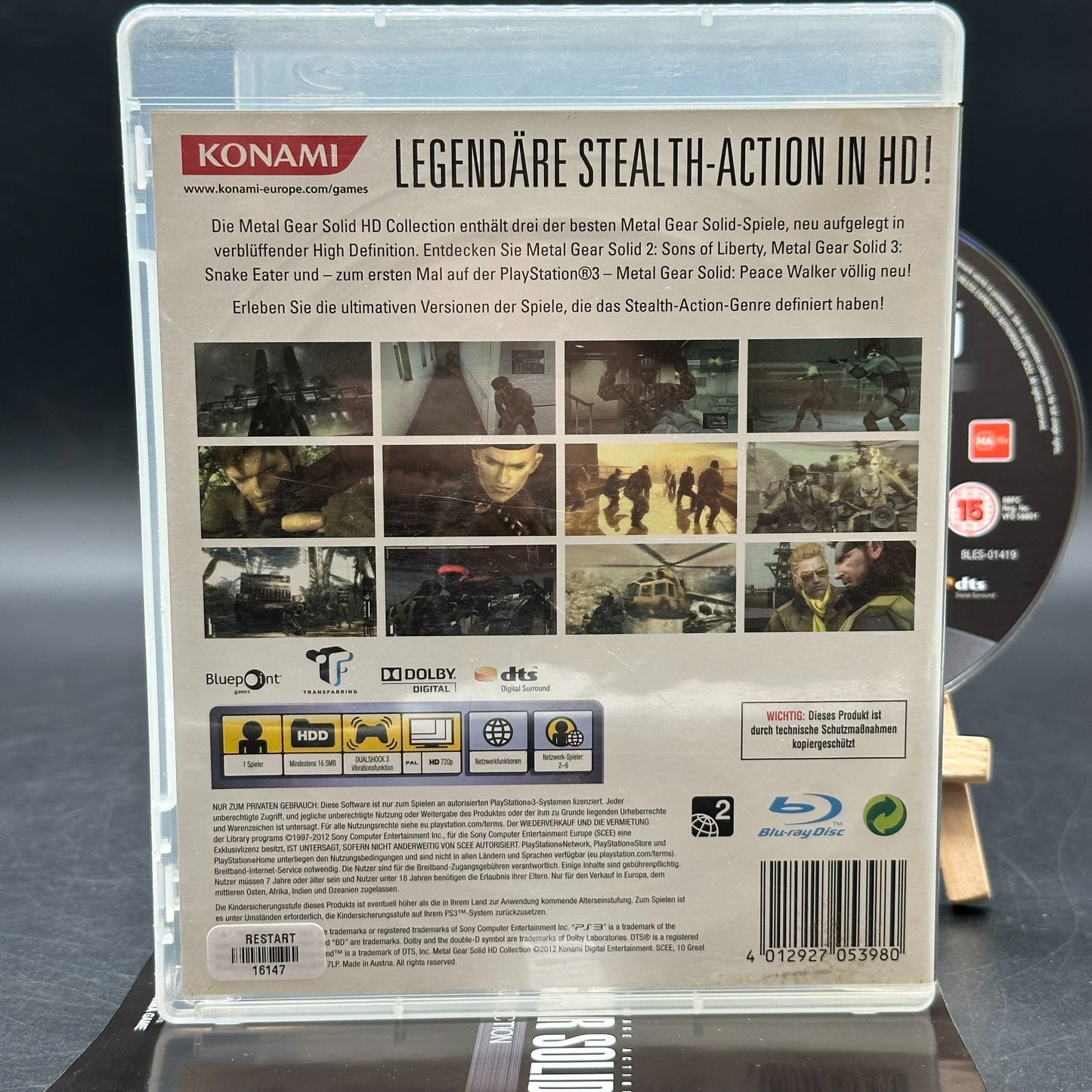 Metal Gear Solid HD Collection (PlayStation 3, PS3)
