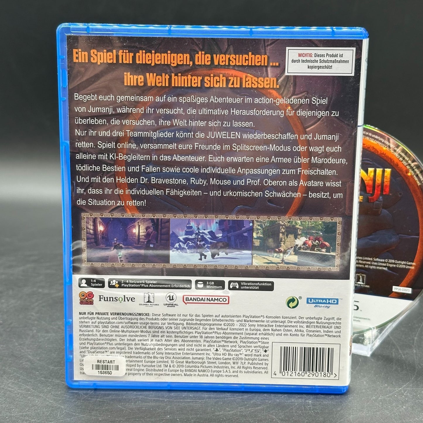 Jumanji: Das Videospiel (PlayStation 5, PS5)