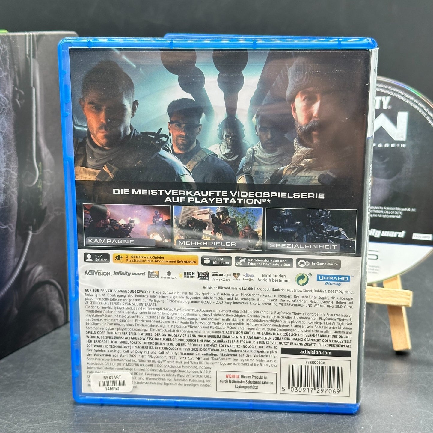 Call of Duty: Modern Warfare 2 (PS5, 2022) Inklusive Steelbook