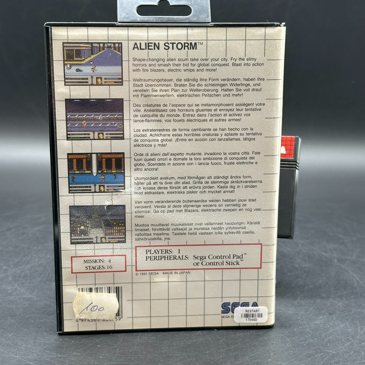 Alien Storm (Sega Master System)