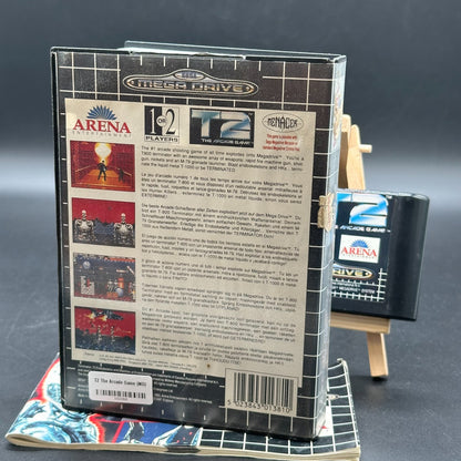 T2 The Arcade Game Terminator 2 - Sega Mega Drive - PAL - OVP - Anleitung