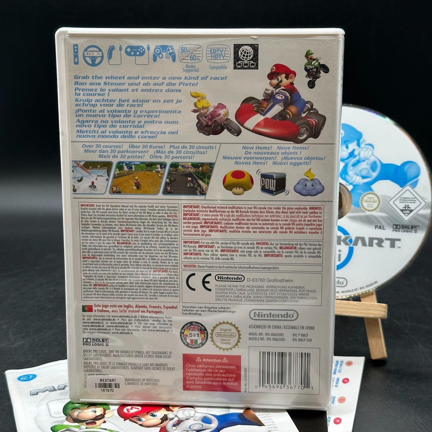 Mario Kart Wii (Nintendo Wii) - CD aufpoliert ✅