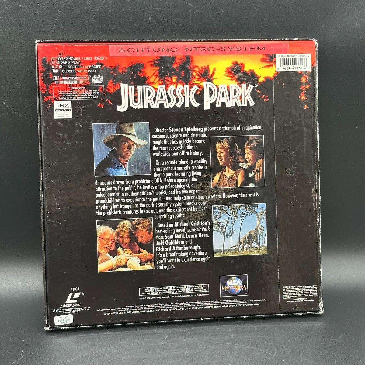 Jurassic Park - Letterboxed Edition - Laserdisc (NTSC) – Bild 2
